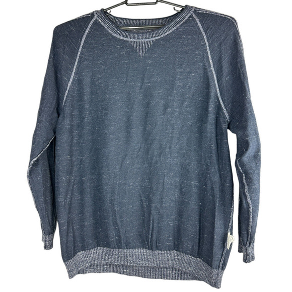 Tommy Bahama Di Sabbia Flip Reversible Sweater Crew Blue Swell Men's Size XXL - Picture 11 of 11